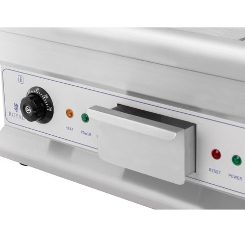 Grill płyta grillowa podwójna gładka ryflowana z szufladą na tłuszcz 230 V 2x 3200 W Grill płyta grillowa podwójna gładka ryflowana z szufladą na tłuszcz 230 V 2x 3200 W