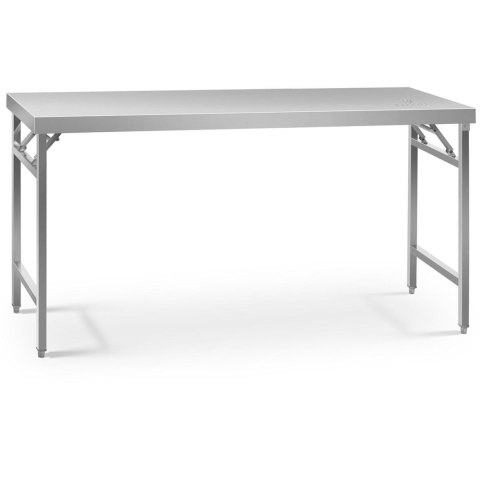 Stół ze stali nierdzewnej cateringowy składany 180 x 60 cm Stół ze stali nierdzewnej cateringowy składany 180 x 60 cm
