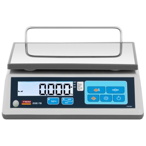 Waga sklepowa handlowa 15 kg / 5 g LCD M LEGALIZACJA Waga sklepowa handlowa 15 kg / 5 g LCD M LEGALIZACJA