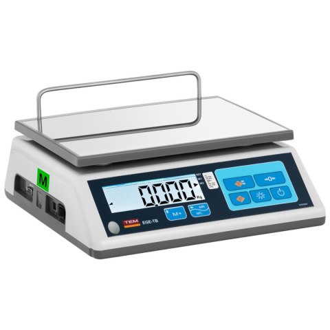 Waga sklepowa handlowa 15 kg / 5 g LCD M LEGALIZACJA Waga sklepowa handlowa 15 kg / 5 g LCD M LEGALIZACJA