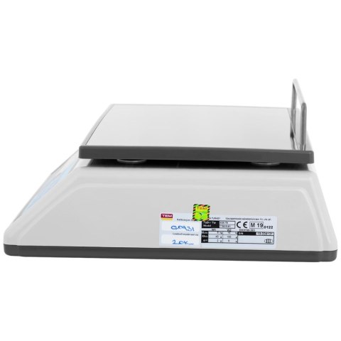 Waga sklepowa handlowa 15 kg / 5 g LCD M LEGALIZACJA Waga sklepowa handlowa 15 kg / 5 g LCD M LEGALIZACJA