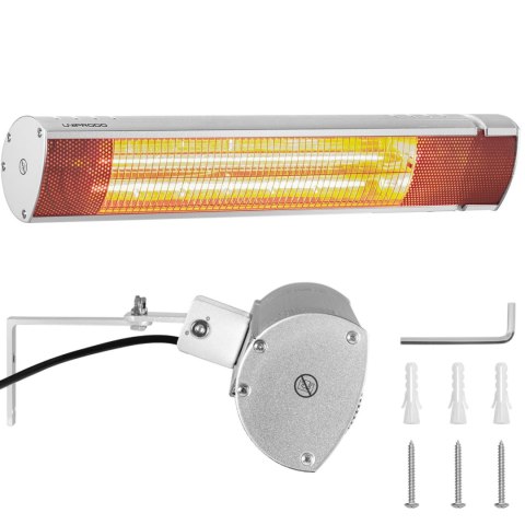 Grzejnik lampa grzewcza promiennik podczerwieni ścienny 2000 W Grzejnik lampa grzewcza promiennik podczerwieni ścienny 2000 W