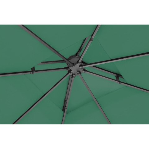 Pawilon ogrodowy altana z ornamentem składana 3 x 3 x 2.6 m zielony Pawilon ogrodowy altana z ornamentem składana 3 x 3 x 2.6 m zielony