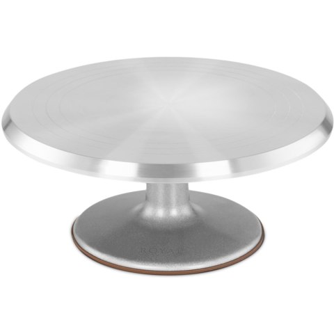 Patera podstawka na ciasto tort ciastka obrotowa aluminiowa śr. 31 cm Patera podstawka na ciasto tort ciastka obrotowa aluminiowa śr. 31 cm