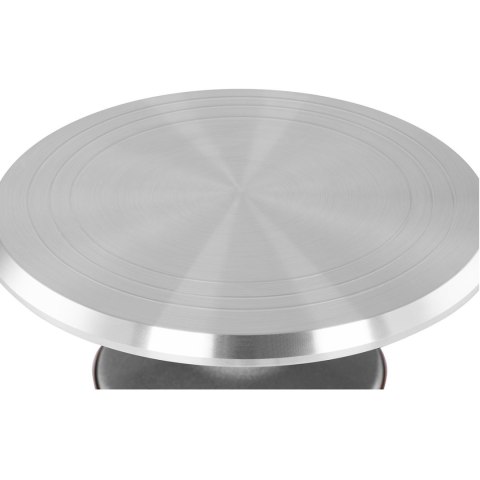 Patera podstawka na ciasto tort ciastka obrotowa aluminiowa śr. 31 cm Patera podstawka na ciasto tort ciastka obrotowa aluminiowa śr. 31 cm