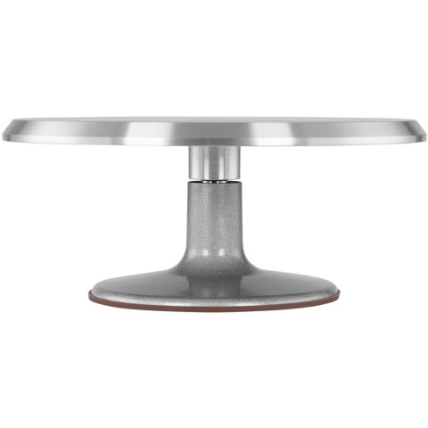Patera podstawka na ciasto tort ciastka obrotowa aluminiowa śr. 31 cm Patera podstawka na ciasto tort ciastka obrotowa aluminiowa śr. 31 cm