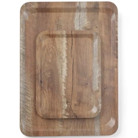 Taca do serwowania laminowana drewno 430 x 330 mm - Hendi 508879 Taca do serwowania laminowana drewno 430 x 330 mm - Hendi 508879