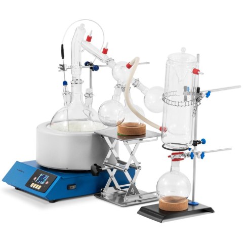 Destylator laboratoryjny do oddzielania substancji z krótką ścieżką 5 l 1800 obr./min 1100 W Destylator laboratoryjny do oddzielania substancji z krótką ścieżką 5 l 1800 obr./min 1100 W