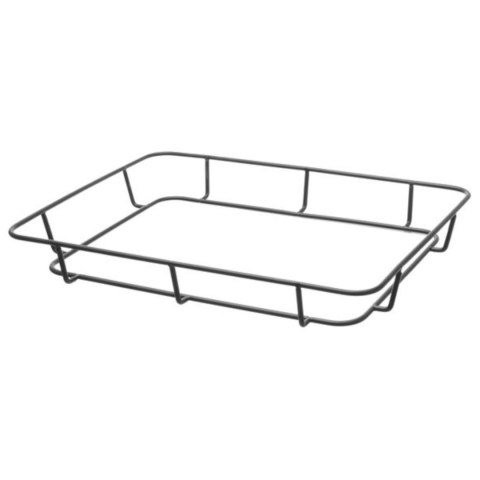 Kosz tacka na pieczywo z ramą ze stali nierdzewnej czarny 400x300x50 mm - Hendi 426555 Kosz tacka na pieczywo z ramą ze stali nierdzewnej czarny 400x300x50 mm - Hendi 426555