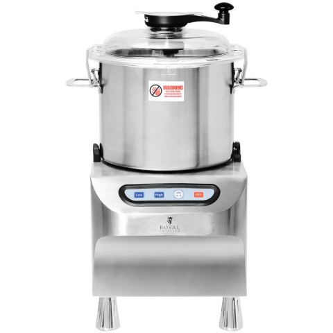 Kuter wilk gastronomiczny do siekania mielenia krojenia mięsa warzyw 12 l 1500/2200 obr./min 1500 W Kuter wilk gastronomiczny do siekania mielenia krojenia mięsa warzyw 12 l 1500/2200 obr./min 1500 W