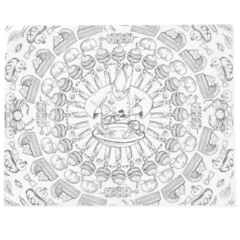 Papier pergaminowy do przekąsek frytek nadruk SZEF KUCHNI 500 szt. 250x200 mm - Hendi 678220 Papier pergaminowy do przekąsek frytek nadruk SZEF KUCHNI 500 szt. 250x200 mm - Hendi 678220