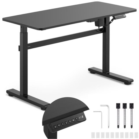 Biurko eletryczne z regulacją wysokości wys. 73-118 cm blat 118x58 cm Biurko eletryczne z regulacją wysokości wys. 73-118 cm blat 118x58 cm