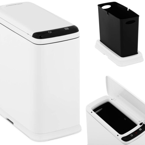Kosz na śmieci automatyczny z pojemnikiem i czujnikiem ruchu zasięg 30 cm 9 l Kosz na śmieci automatyczny z pojemnikiem i czujnikiem ruchu zasięg 30 cm 9 l