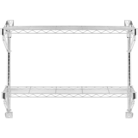 Półka druciana ścienna podwójna do 60 kg 90 x 35 x 60 cm Półka druciana ścienna podwójna do 60 kg 90 x 35 x 60 cm