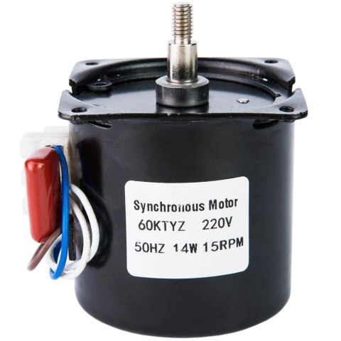 Silnik krokowy do maszyny do popcornu Royal Catering 230V 14W 15RPM 60KTYZ Silnik krokowy do maszyny do popcornu Royal Catering 230V 14W 15RPM 60KTYZ