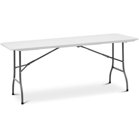 Stół cateringowy ogrodowy składany biały do 150 kg 180 x 75 x 74 cm Stół cateringowy ogrodowy składany biały do 150 kg 180 x 75 x 74 cm