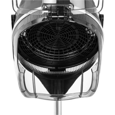 Suszarka do włosów hełmowa fryzjerska stojąca na kółkach 1100 W czarna Suszarka do włosów hełmowa fryzjerska stojąca na kółkach 1100 W czarna