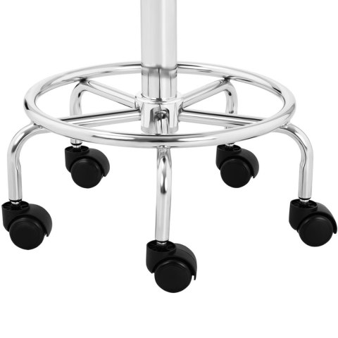Taboret stołek hoker kosmetyczny siodłowy na kółkach Frankfurt do 150 kg beżowy Taboret stołek hoker kosmetyczny siodłowy na kółkach Frankfurt do 150 kg beżowy