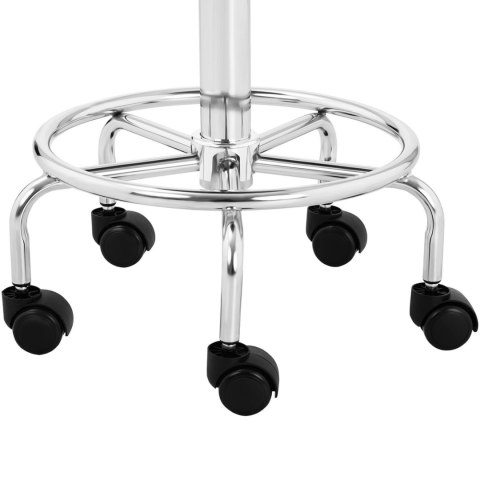 Taboret stołek hoker kosmetyczny siodłowy na kółkach Frankfurt do 150 kg czerwony Taboret stołek hoker kosmetyczny siodłowy na kółkach Frankfurt do 150 kg czerwony
