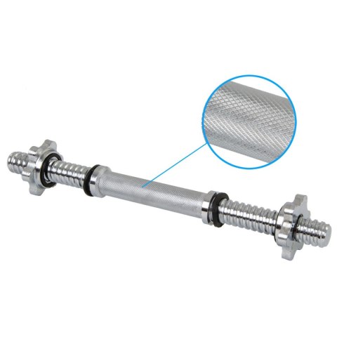 GRYF PROSTY KRÓTKI 35CM Z ZACIKAMI ŚREDNICA 25MM EB FIT GRYF PROSTY KRÓTKI 35CM Z ZACIKAMI ŚREDNICA 25MM EB FIT