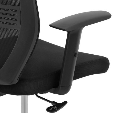 Krzesło fotel biurowy ergonomiczny z oparciem siatkowym zagłówkiem i wieszakiem wys. 40-50 cm Krzesło fotel biurowy ergonomiczny z oparciem siatkowym zagłówkiem i wieszakiem wys. 40-50 cm