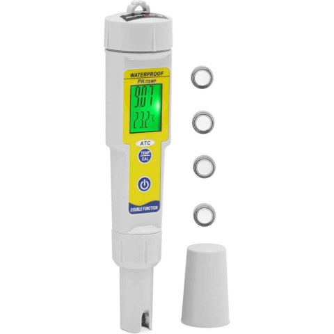 Kwasomierz miernik pH z termometrem LCD 0-14 pH 0-50 C Kwasomierz miernik pH z termometrem LCD 0-14 pH 0-50 C