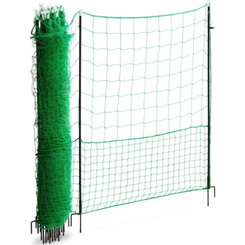 Siatka ogrodzenie ochronne hodowlane dla kur drobiu 1,25 x 50 m Siatka ogrodzenie ochronne hodowlane dla kur drobiu 1,25 x 50 m