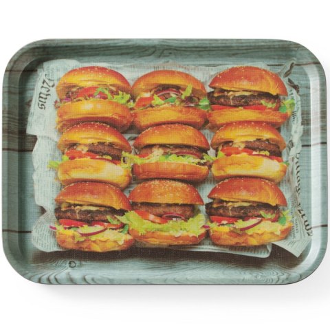 Taca antypoślizgowa do serwowania tasty burger 330 x 430 mm - Hendi 508008 Taca antypoślizgowa do serwowania tasty burger 330 x 430 mm - Hendi 508008