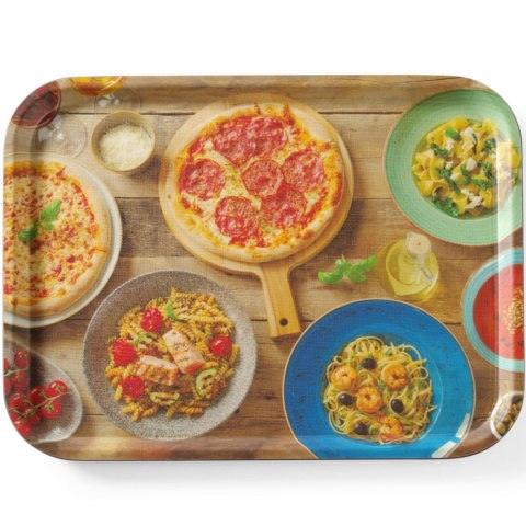 Taca antypoślizgowa do serwowania tasty pizza pasta 330 x 430 mm - Hendi 508015 Taca antypoślizgowa do serwowania tasty pizza pasta 330 x 430 mm - Hendi 508015