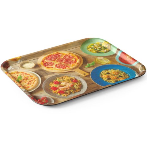 Taca antypoślizgowa do serwowania tasty pizza pasta 330 x 430 mm - Hendi 508015 Taca antypoślizgowa do serwowania tasty pizza pasta 330 x 430 mm - Hendi 508015