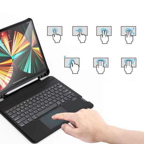 Etui pokrowiec Keyboard Case do iPad Pro 12.9" + bezprzewodowa klawiatura Bluetooth czarny Etui pokrowiec Keyboard Case do iPad Pro 12.9" + bezprzewodowa klawiatura Bluetooth czarny