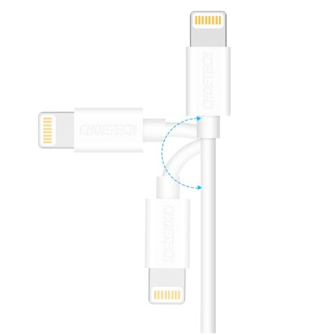 Kabel przewód MFI USB - Lightning 1.2m biały Kabel przewód MFI USB - Lightning 1.2m biały