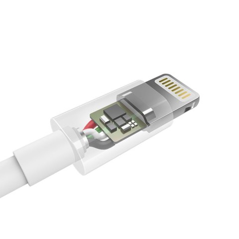 Kabel przewód MFI USB - Lightning 1.2m biały Kabel przewód MFI USB - Lightning 1.2m biały