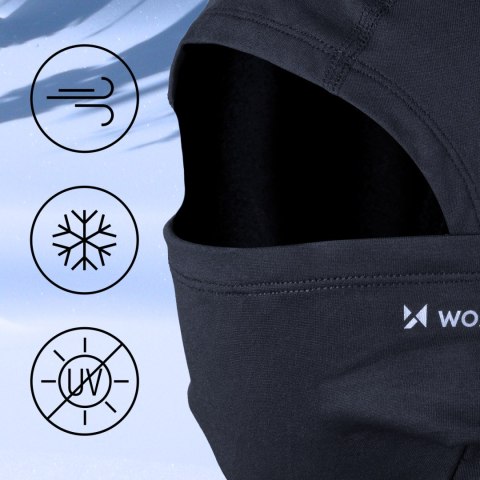 Kominiarka termoaktywna Balaclava kominiarka pod kask roz. L czarna Kominiarka termoaktywna Balaclava kominiarka pod kask roz. L czarna