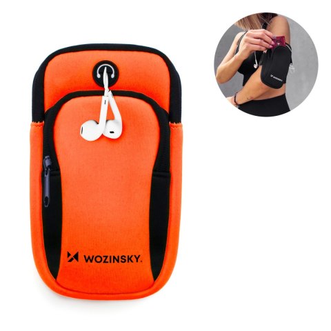 Opaska na telefon do biegania armband pomarańczowa Opaska na telefon do biegania armband pomarańczowa