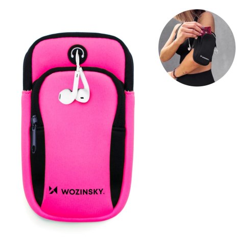 Opaska na telefon do biegania armband różowa Opaska na telefon do biegania armband różowa