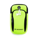 Opaska na telefon do biegania armband zielona