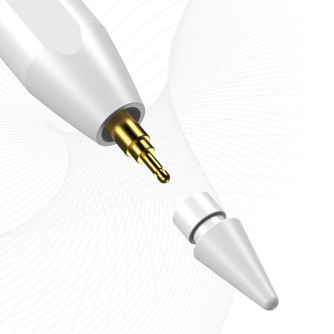 Rysik pen pojemnościowy stylus do iPad aktywny biały Rysik pen pojemnościowy stylus do iPad aktywny biały