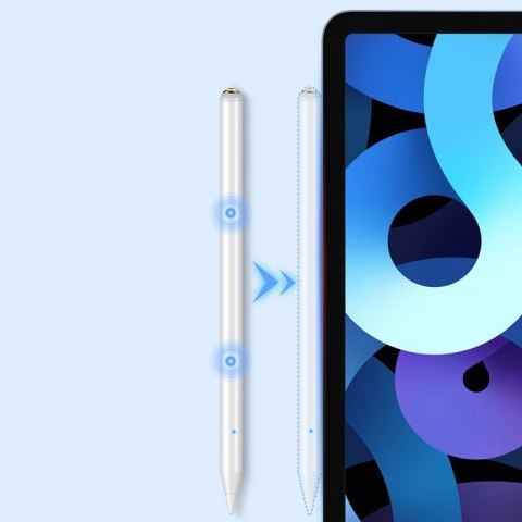 Rysik pen pojemnościowy stylus do iPad aktywny biały Rysik pen pojemnościowy stylus do iPad aktywny biały