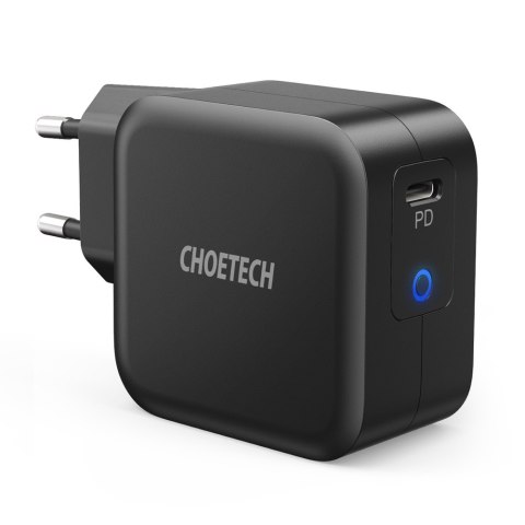 Szybka ładowarka sieciowa GaN USB Typ C 61W 3A PowerDelivery czarny Szybka ładowarka sieciowa GaN USB Typ C 61W 3A PowerDelivery czarny