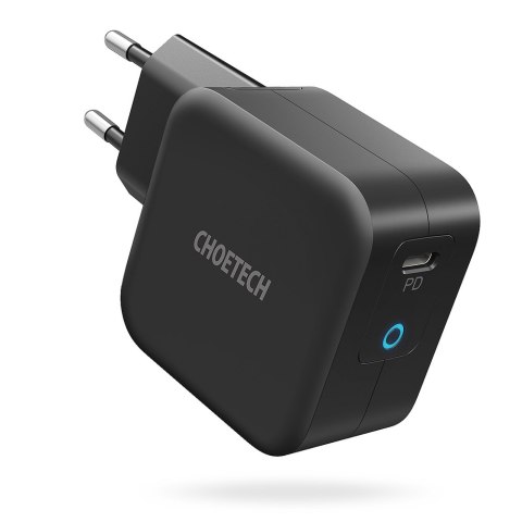 Szybka ładowarka sieciowa GaN USB Typ C 61W 3A PowerDelivery czarny Szybka ładowarka sieciowa GaN USB Typ C 61W 3A PowerDelivery czarny
