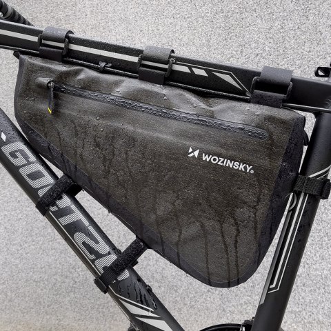 Torba rowerowa na ramę roweru 5 l szara Torba rowerowa na ramę roweru 5 l szara