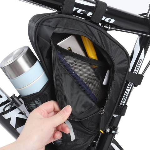 Torba rowerowa pod ramę 1.5l czarna Torba rowerowa pod ramę 1.5l czarna