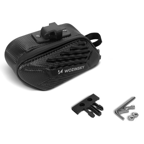 Torba rowerowa pod siodełko wodoodporna 1.5 l czarna Torba rowerowa pod siodełko wodoodporna 1.5 l czarna