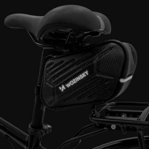 Torba rowerowa pod siodełko wodoodporna 1.5 l czarna Torba rowerowa pod siodełko wodoodporna 1.5 l czarna