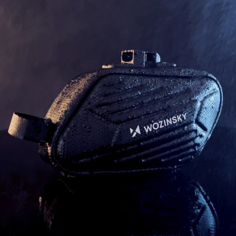Torba rowerowa pod siodełko wodoodporna 1.5 l czarna Torba rowerowa pod siodełko wodoodporna 1.5 l czarna