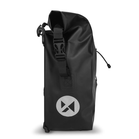 Wodoodporna torba rowerowa sakwa na bagażnik 25l żółty Wodoodporna torba rowerowa sakwa na bagażnik 25l żółty