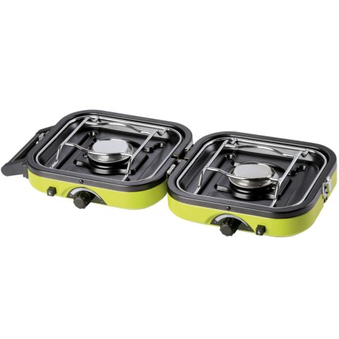 Kuchenka turystyczna na kemping podwójna DUAL COMPACT + GRILL Kuchenka turystyczna na kemping podwójna DUAL COMPACT + GRILL