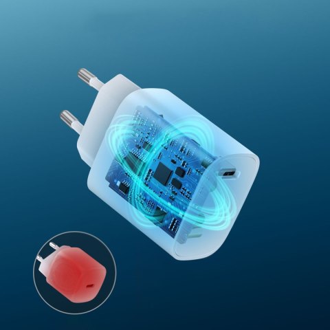Ładowarka sieciowa Q5004 20W PD do iPhone 12 13 ZESTAW 2szt biały Ładowarka sieciowa Q5004 20W PD do iPhone 12 13 ZESTAW 2szt biały