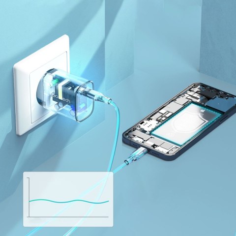 Ładowarka sieciowa Q5004 20W PD do iPhone 12 13 ZESTAW 2szt biały Ładowarka sieciowa Q5004 20W PD do iPhone 12 13 ZESTAW 2szt biały